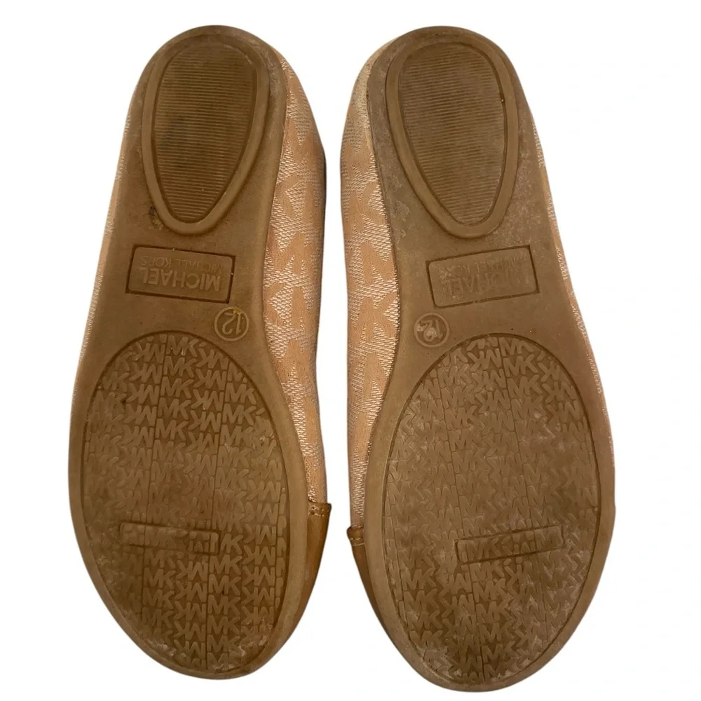 Michael Kors Girls Ballerina Flats Size 12 Tan